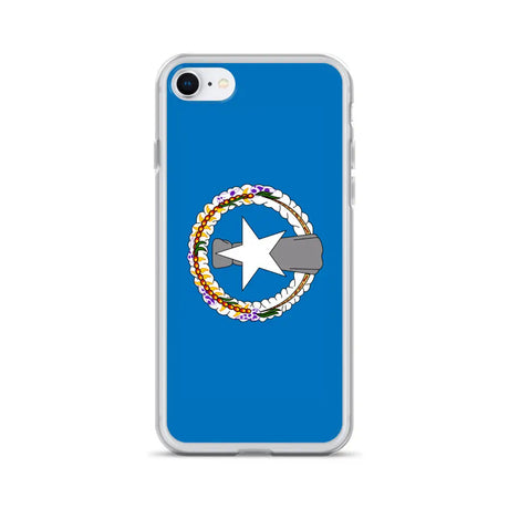 Coque iphone drapeau îles mariannes du nord souple antichoc