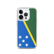 Coque iphone drapeau îles salomon souple antichoc transparente