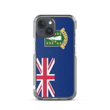 Coque iphone drapeau îles vierges britanniques souple antichoc