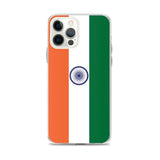 Coque iphone drapeau inde souple antichoc transparente