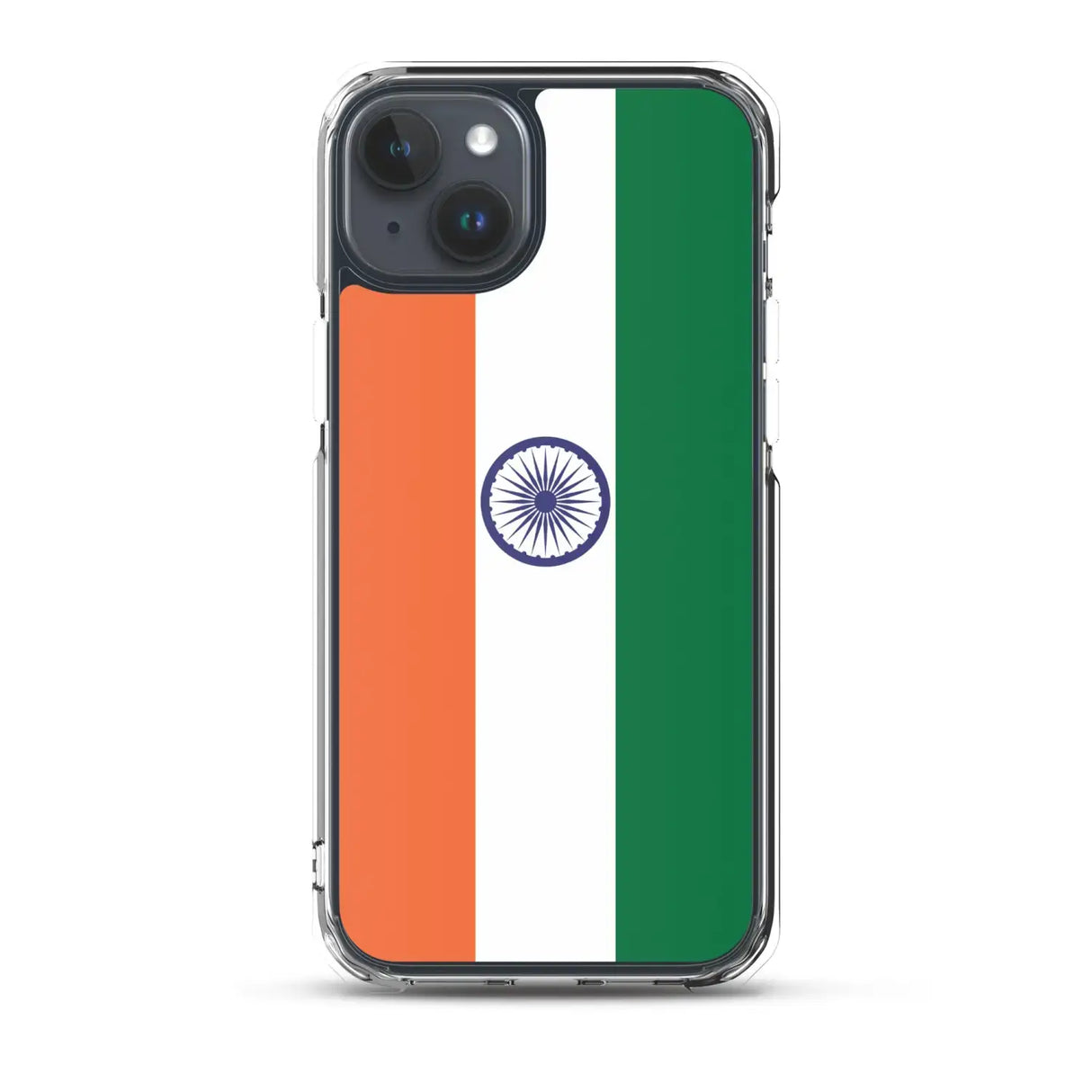 Coque iphone drapeau inde souple antichoc transparente