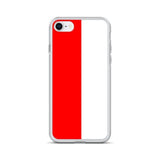 Coque iphone drapeau indonésie souple antichoc transparente