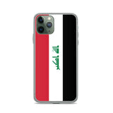 Coque iphone drapeau irak souple antichoc transparente