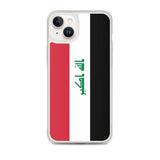 Coque iphone drapeau irak souple antichoc transparente