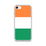 Coque iphone drapeau irlande souple antichoc transparente