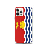 Coque iphone drapeau kiribati souple antichoc transparente