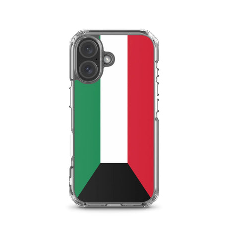 Coque iphone drapeau koweït souple antichoc transparente