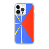 Coque iphone drapeau la réunion souple antichoc transparente