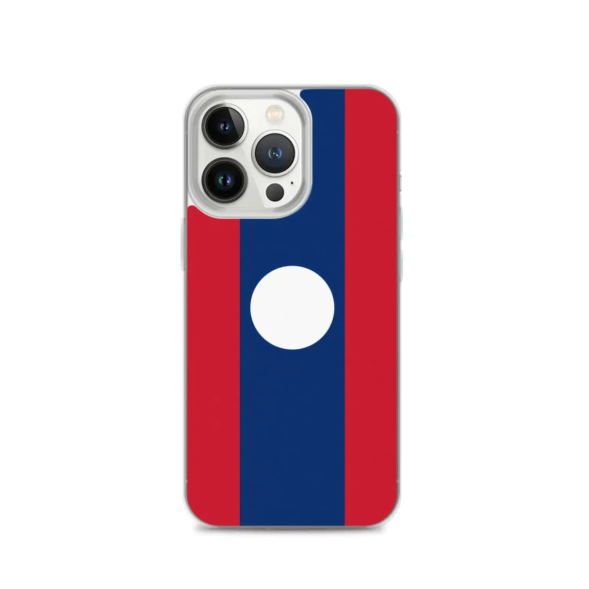 Coque iphone drapeau laos souple antichoc transparente