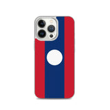 Coque iphone drapeau laos souple antichoc transparente