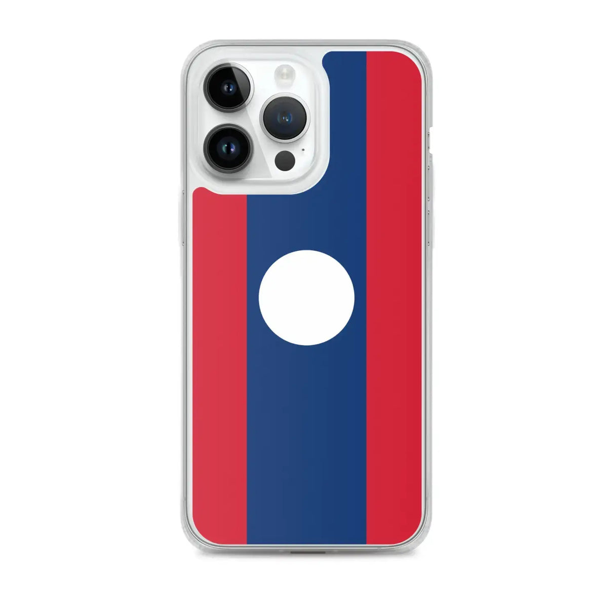 Coque iphone drapeau laos souple antichoc transparente