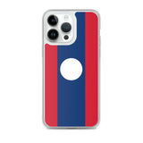 Coque iphone drapeau laos souple antichoc transparente