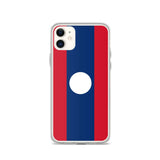 Coque iphone drapeau laos souple antichoc transparente