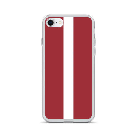 Coque iphone drapeau lettonie souple résistante antichoc