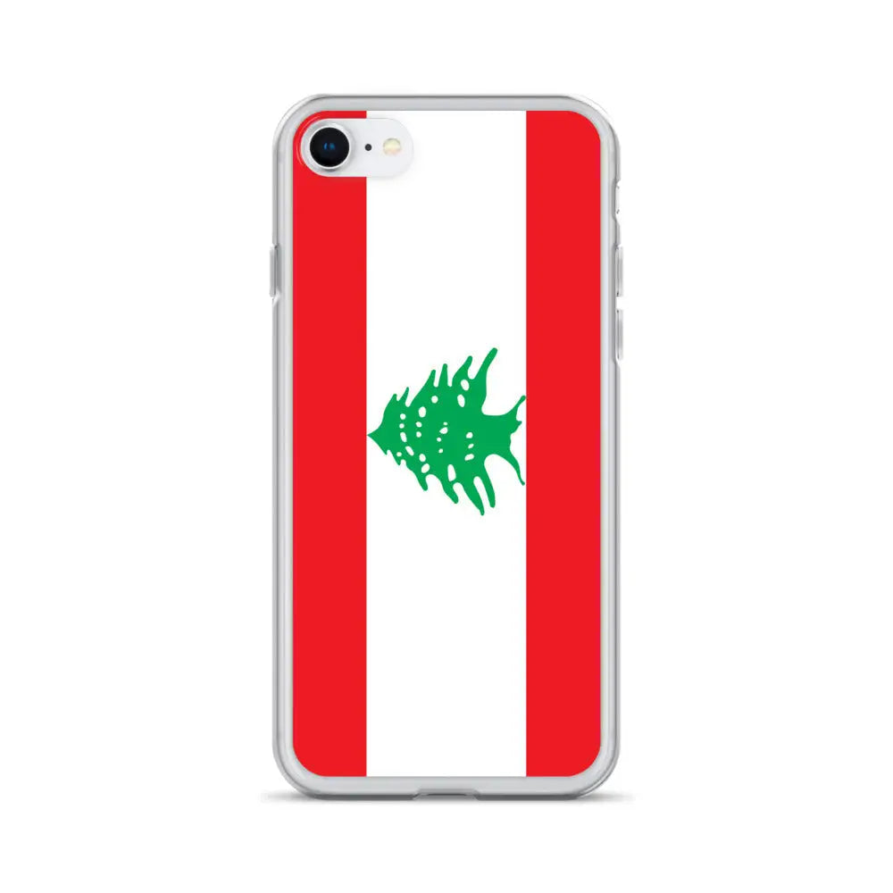 Coque iphone drapeau liban souple résistante antichoc