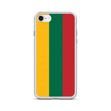Coque iphone drapeau lituanie souple résistante antichoc