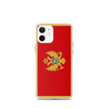 Coque iphone drapeau monténégro souple antichoc transparente