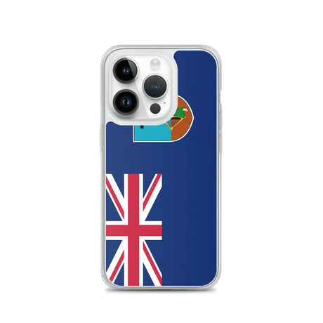 Coque iphone drapeau montserrat souple et antichoc transparente