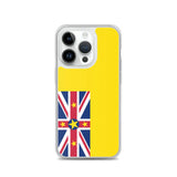Coque iphone drapeau niue souple antichoc transparente