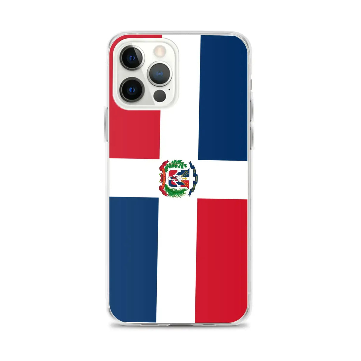 Coque iphone drapeau république dominicaine souple antichoc