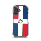 Coque iphone drapeau république dominicaine souple antichoc