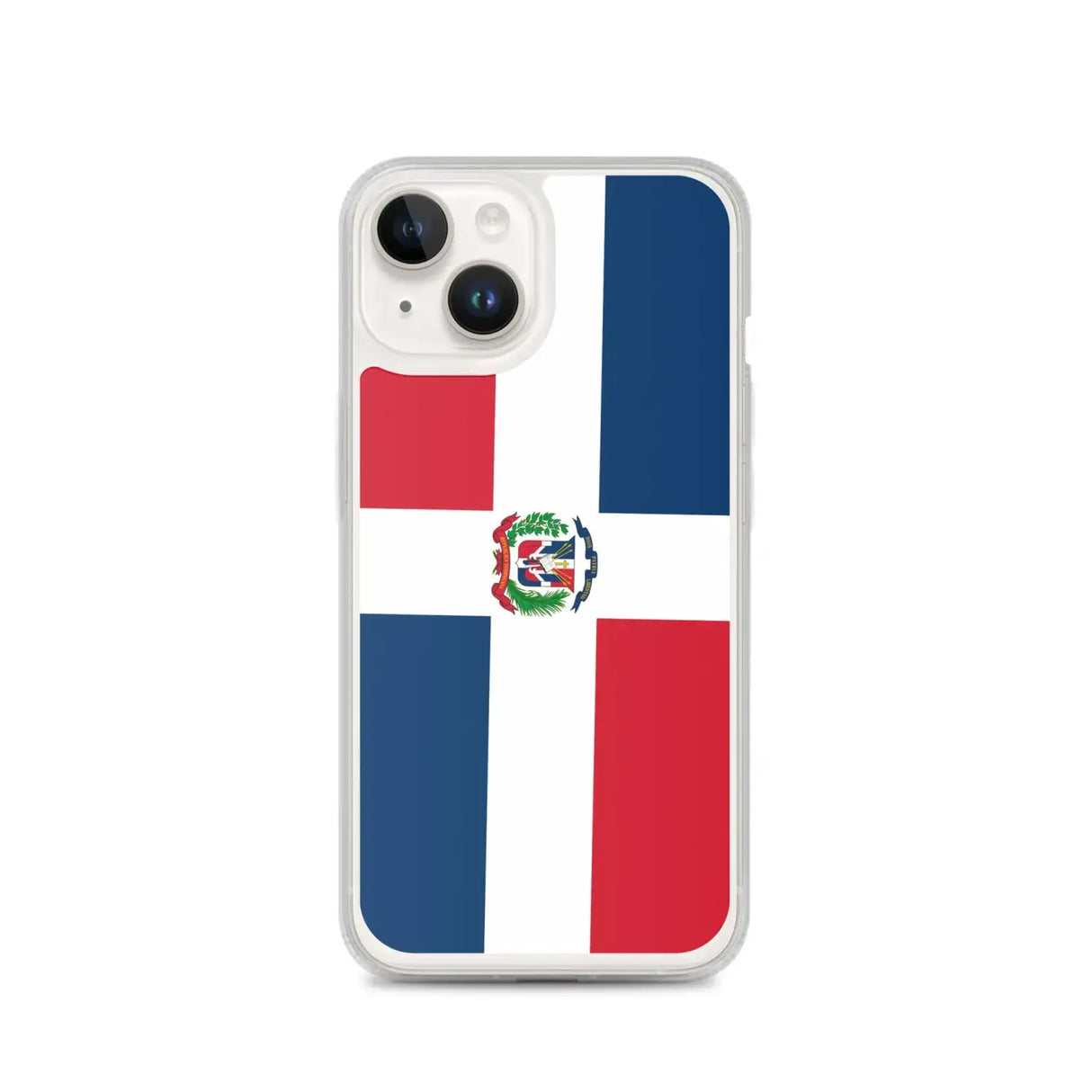 Coque iphone drapeau république dominicaine souple antichoc