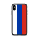 Coque iphone drapeau russie souple résistante antichoc