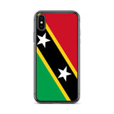 Coque iphone drapeau saint-christophe-et-niévès souple antichoc