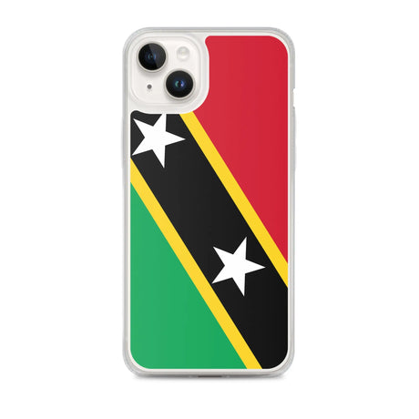 Coque iphone drapeau saint-christophe-et-niévès souple antichoc