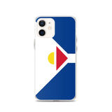Coque iphone drapeau saint-martin souple antichoc transparente