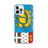 Coque iphone drapeau saint-pierre-et-miquelon souple antichoc