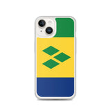 Coque iphone drapeau saint-vincent souple antichoc