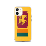 Coque iphone drapeau sri lanka souple antichoc transparente