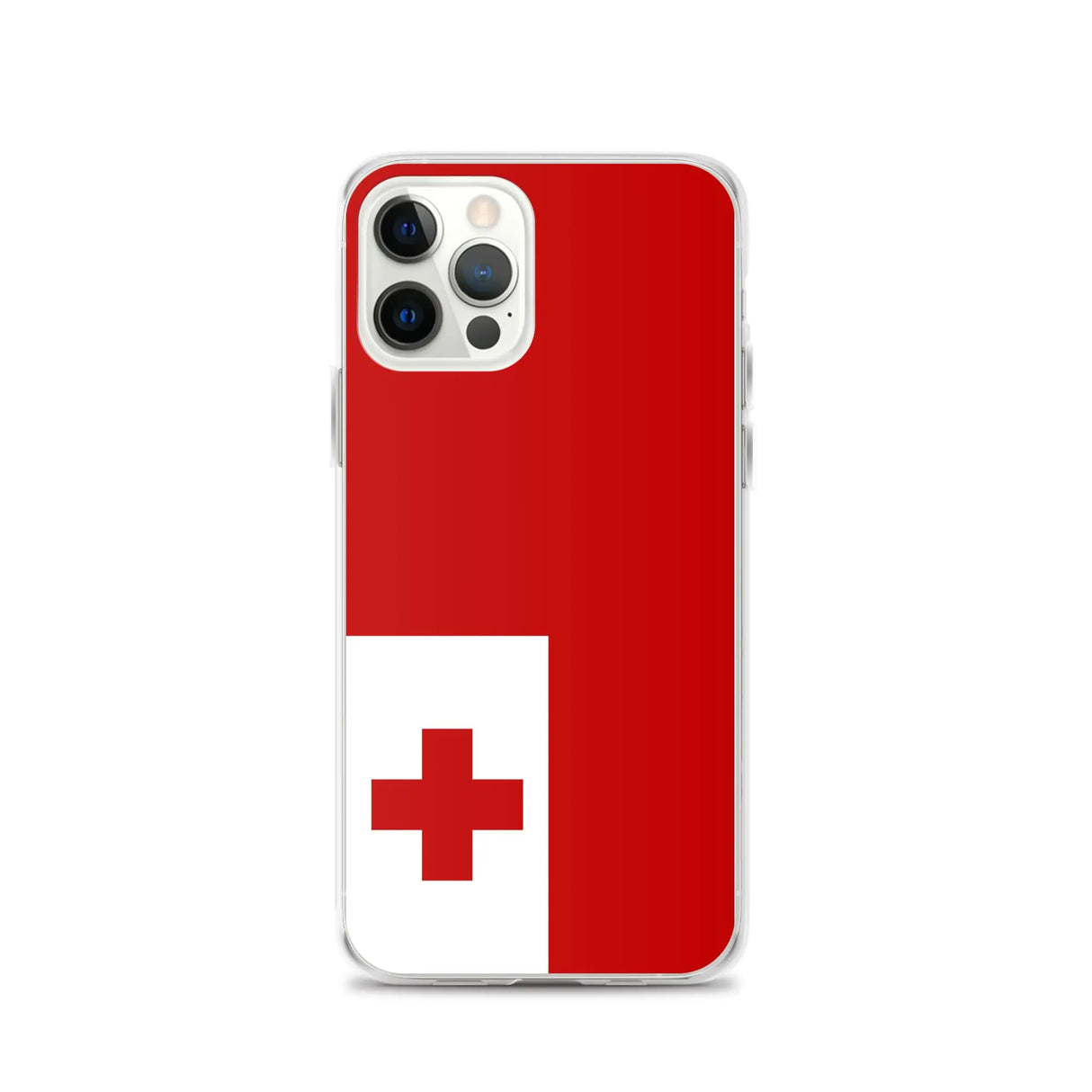 Coque iphone drapeau tonga souple antichoc transparente