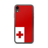 Coque iphone drapeau tonga souple antichoc transparente