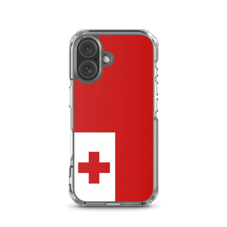 Coque iphone drapeau tonga souple antichoc transparente