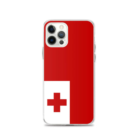 Coque iphone drapeau tonga souple antichoc transparente