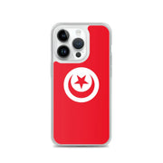 Coque iphone drapeau tunisie souple transparente antichoc