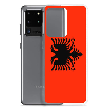 Coque samsung albanie souple antichoc motif drapeau