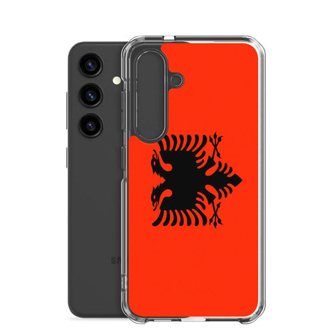 Coque samsung albanie souple antichoc motif drapeau