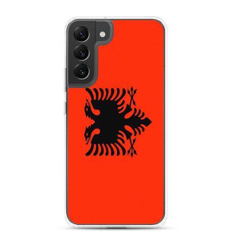 Coque samsung albanie souple antichoc motif drapeau