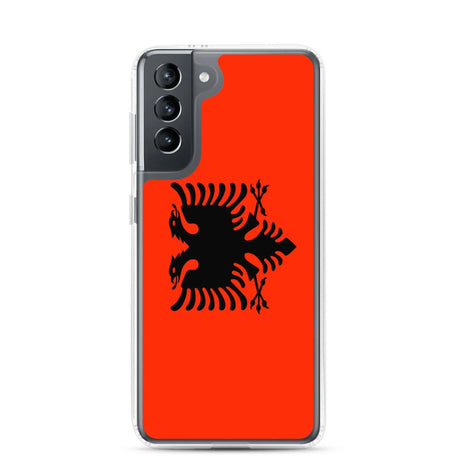 Coque samsung albanie souple antichoc motif drapeau