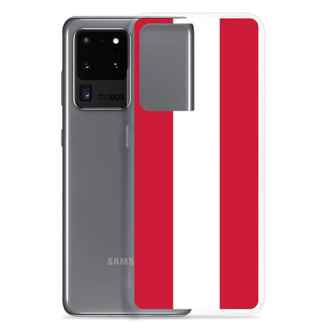 Coque samsung drapeau autriche souple antichoc resistant