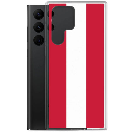 Coque samsung drapeau autriche souple antichoc resistant