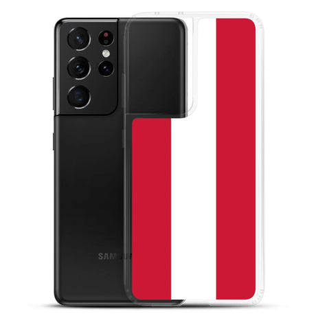 Coque samsung drapeau autriche souple antichoc resistant