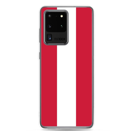 Coque samsung drapeau autriche souple antichoc resistant