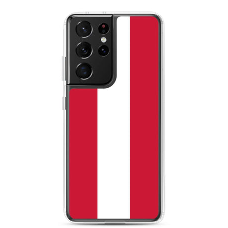 Coque samsung drapeau autriche souple antichoc resistant