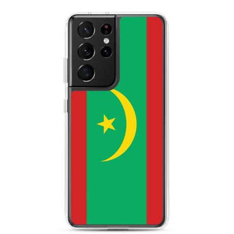 Coque Téléphone Drapeau de la Mauritanie - Pixelforma