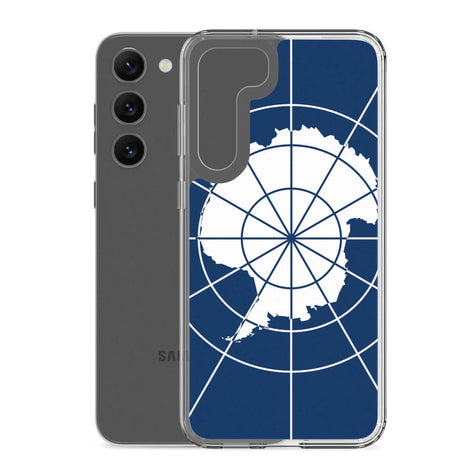 Coque samsung drapeau de l’antarctique officiel souple