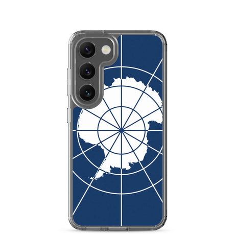 Coque samsung drapeau de l’antarctique officiel souple